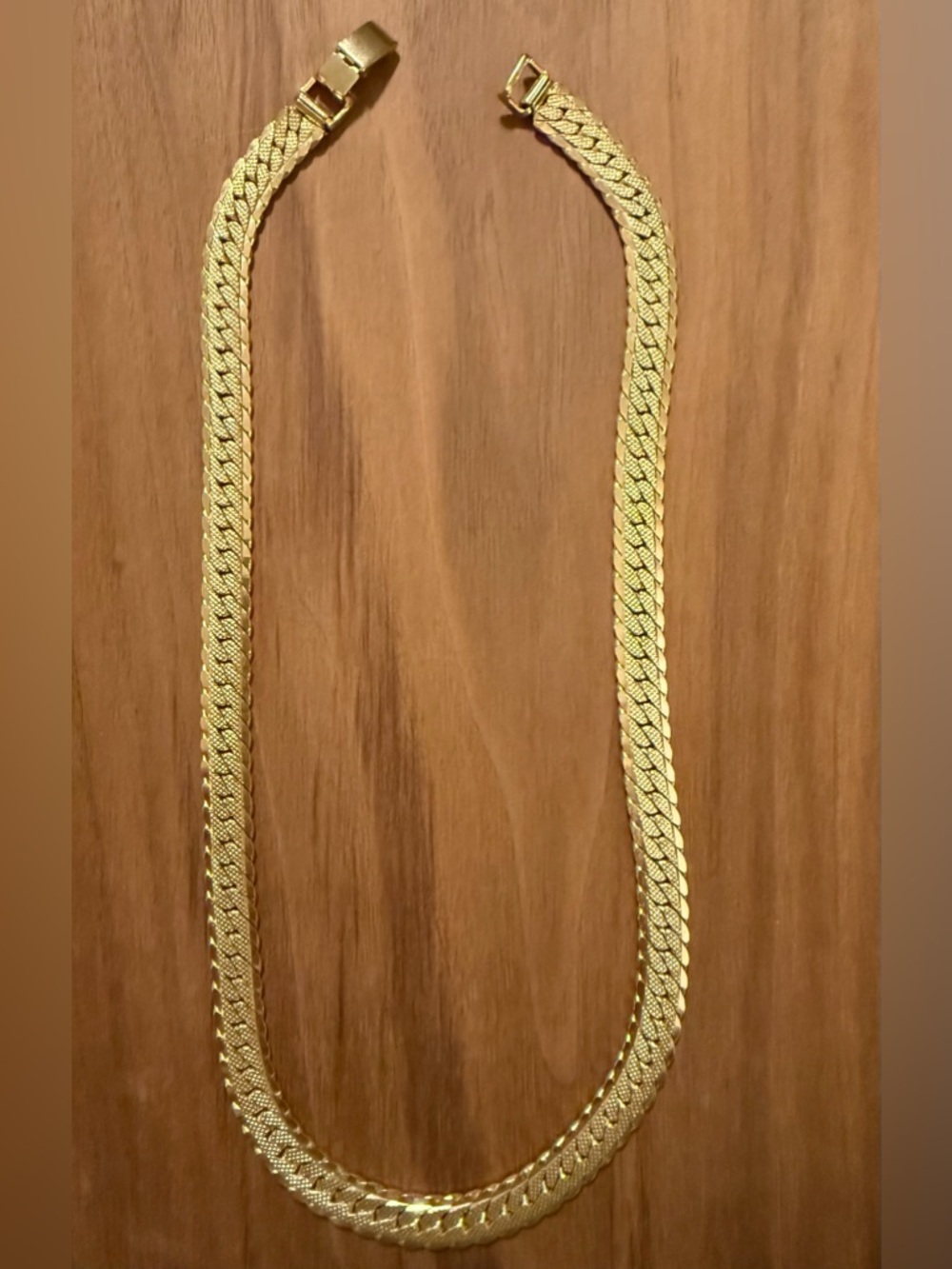 Gold-Tone Braided Chain Necklace